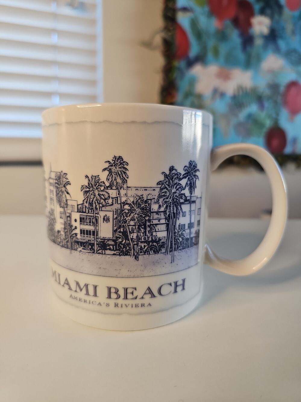 Starbucks Miami Beach America’s Riviera 2006 18 Oz City Mug Architecture Series